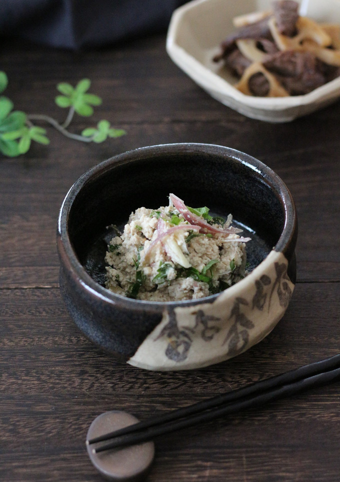 薬味(茗荷・しそ・生姜)の白和え-レシピのメイン写真