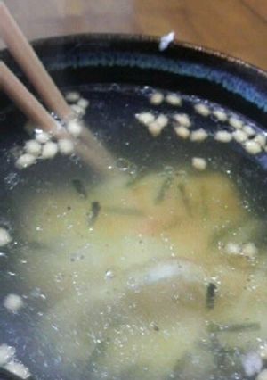 究極の節約！餅茶漬け♪-レシピのメイン写真