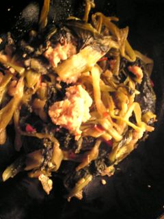 鶏挽肉としろ菜のナンプラーにんにく炒め-レシピのメイン写真