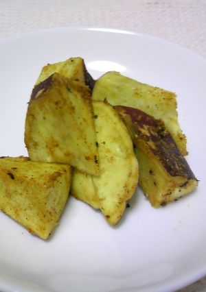 さつまいものカレー粉・胡椒あえ-レシピのメイン写真