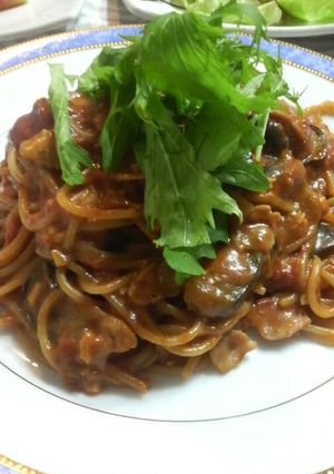 ナスとベーコンのトマトクリームパスタ☆-レシピのメイン写真