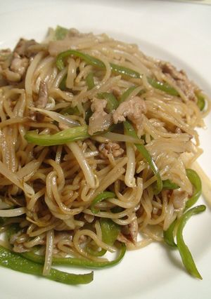 絶品！チンジャオロース焼きそば*-レシピのメイン写真
