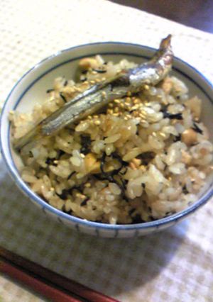 焼干しでダシ深い♪ひじきの炊き込みご飯-レシピのメイン写真