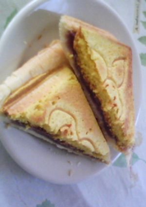 ホットサンド～かぼちゃアンパン-レシピのメイン写真