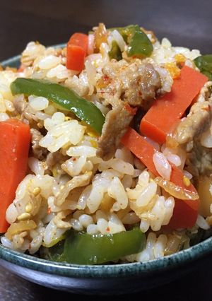 学校給食人気No.1☆キムチチャーハン-レシピのメイン写真