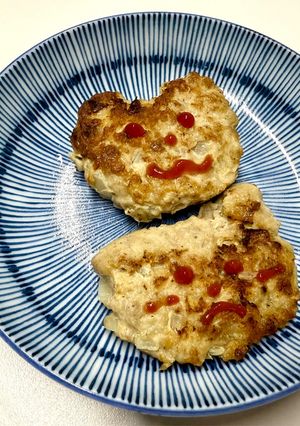 パン粉なし！片栗粉でふわ豚肉ハンバーグ-レシピのメイン写真