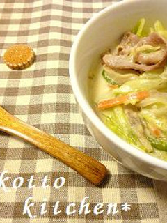 豚肉とたっぷり野菜のミルク煮-レシピのメイン写真