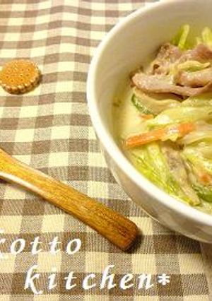 豚肉とたっぷり野菜のミルク煮-レシピのメイン写真