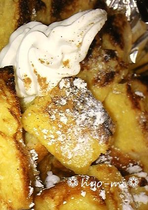フレンチトースト✿サックリレンジで中まで-レシピのメイン写真