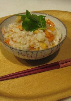 にんじん和風リゾット-レシピのメイン写真