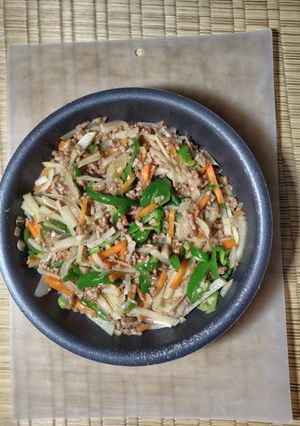豚ひき肉とじゃがいもの青椒肉絲-レシピのメイン写真