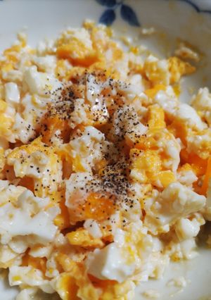 バター醤油風味たまごサラダ※簡単朝ご飯-レシピのメイン写真