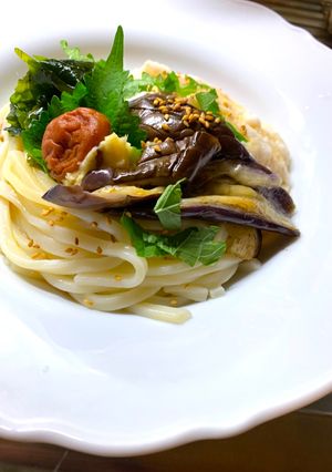 レンジで簡単！具材盛々ぶっかけうどん-レシピのメイン写真