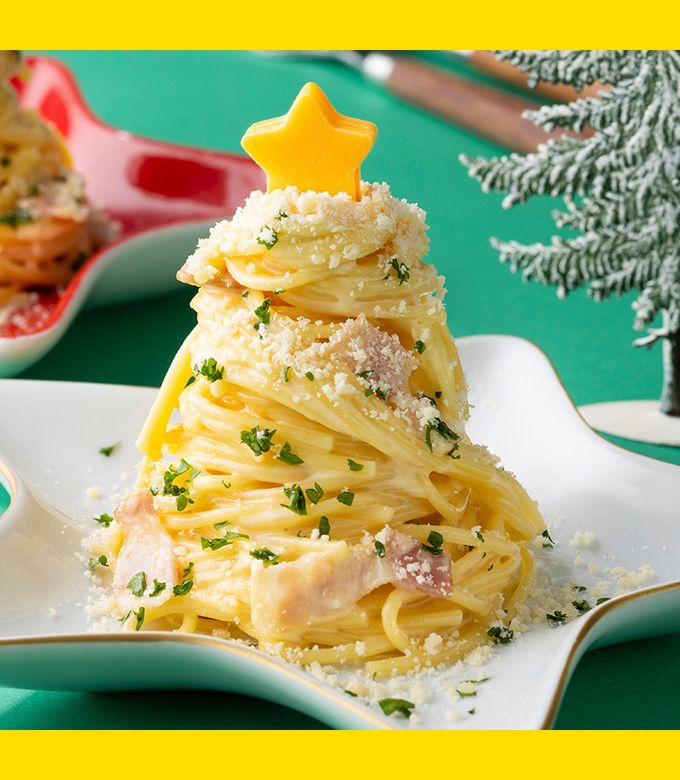 ワンパンカルボナーラツリー by タカナシ乳業 【クックパッド】 簡単