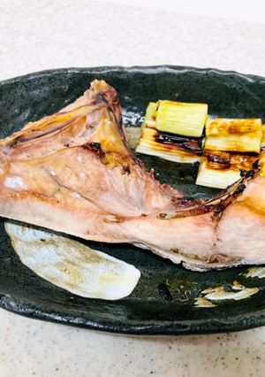 付け合わせも一緒に作れる☆ブリカマの塩焼き🐟-レシピのメイン写真