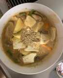 お一人様☆洋風ジャージャー麺野菜炒め