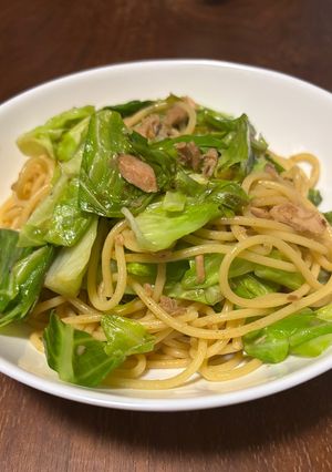 簡単！キャベツとツナの和風パスタ-レシピのメイン写真