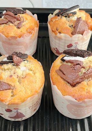 米粉のﾁｮｺﾊﾞﾅﾅﾏﾌｨﾝ-レシピのメイン写真