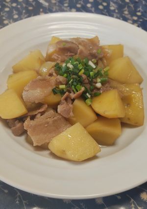 豚バラじゃがいもの甘辛照り煮-レシピのメイン写真