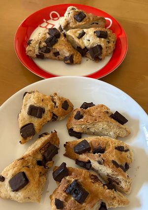 材料4つ！HMでサクサクチョコスコーン！-レシピのメイン写真