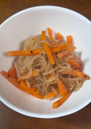しらたきとにんじんの七味煮-レシピのメイン写真