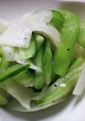 日本食研「野菜炒め作り」利用の即席漬物-レシピのメイン写真