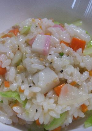 野菜炒めの素でチャーハン-レシピのメイン写真