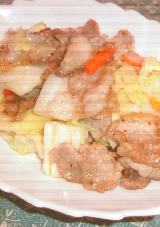 白菜と豚肉のトロッと中華風炒め-レシピのメイン写真