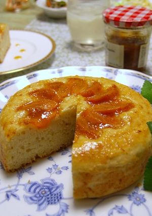 卵もバターも使わない、ヘルシー柿ケーキ-レシピのメイン写真