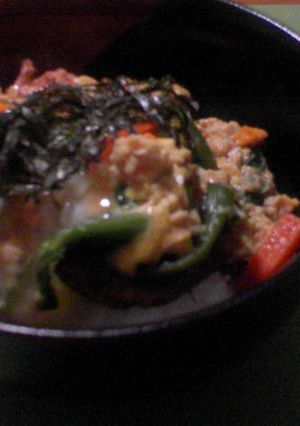 野菜たっぷり☆チキンカツ丼!!-レシピのメイン写真