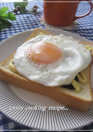 海苔マヨチーたま★朝ごパン-レシピのメイン写真