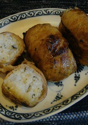 甘辛美味しい♪肉巻きおにぎり-レシピのメイン写真