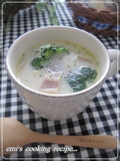 白菜とベーコンのミルクコンソメスープ-レシピのメイン写真
