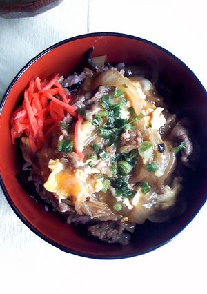 牛たま丼-レシピのメイン写真