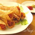 ∮餃子の皮でカリッと♬♪ソーセージ揚げ∮
