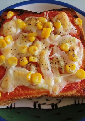 簡単☆ぱぱっと ピザ風トースト-レシピのメイン写真