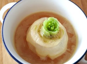 レンジで簡単☆丸ごとカブのチーズスープ-レシピのメイン写真