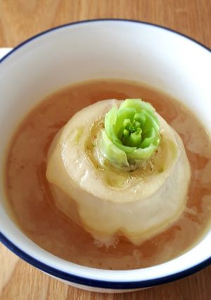 レンジで簡単☆丸ごとカブのチーズスープ-レシピのメイン写真