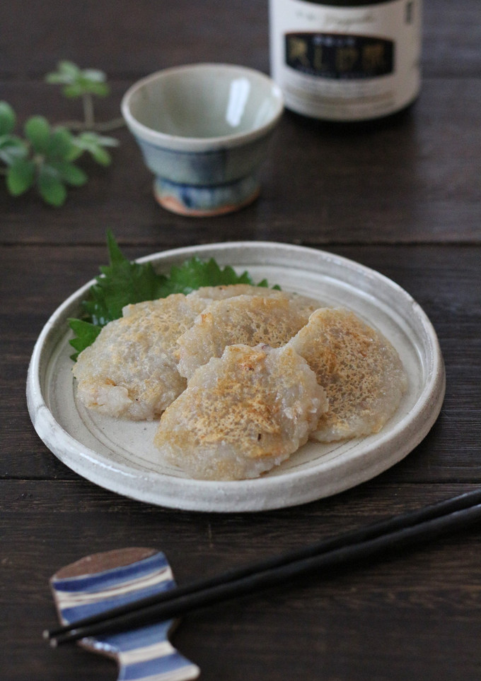 桜海老入りもちもちれんこん焼き-レシピのメイン写真