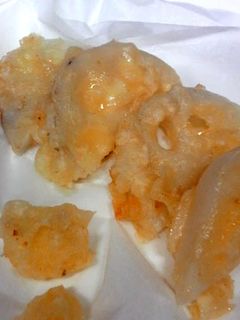 レンコン(蓮)の天ぷら チーズはどこに?-レシピのメイン写真