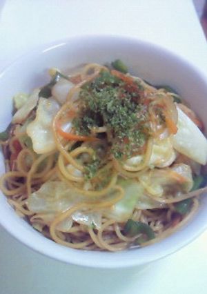 肉なし★うちの焼きそばo(^∇^o)-レシピのメイン写真