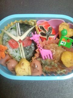 仮面ライダーW キャラ弁-レシピのメイン写真