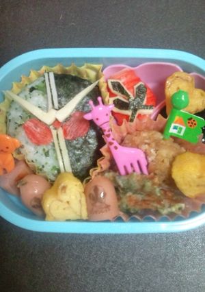 仮面ライダーW キャラ弁-レシピのメイン写真