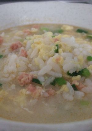 お父さんの簡単☆ふわトロ☆鮭フレーク雑炊-レシピのメイン写真
