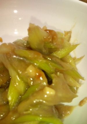 セロリのきんぴら-レシピのメイン写真