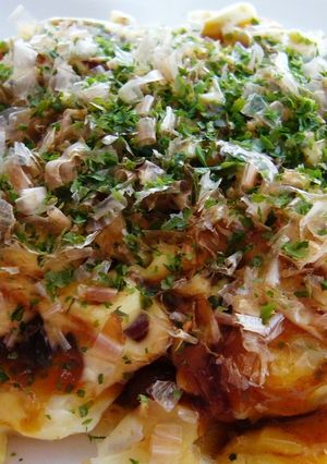 レンジで☆簡単にできる！お好み焼き♪-レシピのメイン写真