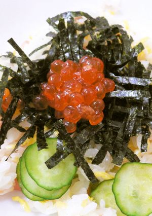 パーティやお弁当に大活躍～鮭ちらし寿司～-レシピのメイン写真