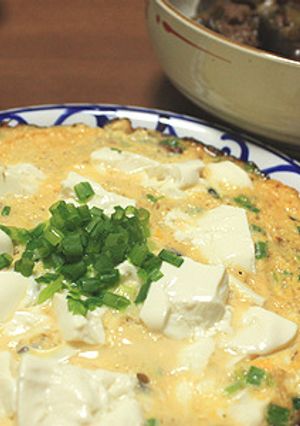 鯖缶と絹ごしのオムレツ-レシピのメイン写真