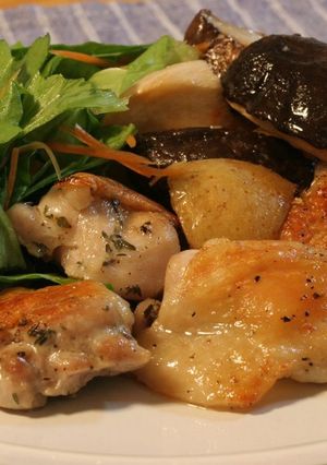 秋の香り!鶏とキノコのグリル-レシピのメイン写真
