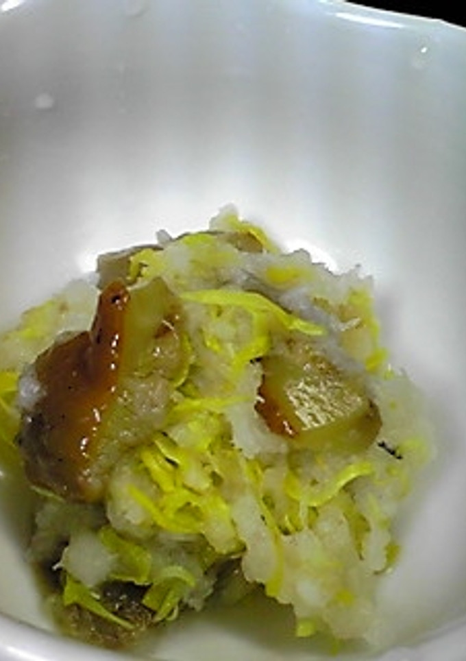★秋の味★きのこと菊の花のおろし和え-レシピのメイン写真